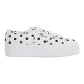 Superga 2790 Platform Polkadots White-Black